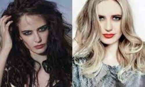 2 modelle con capelli neri e biondi appartenenti al gruppo inverno